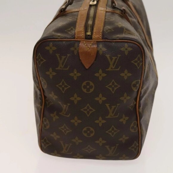 LOUIS VUITTON Monogram Sac Souple 35 Boston Bag M41626 LV Auth 137011 - Picture 6 of 16